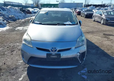 2013 Toyota Prius Two из США, поврежденный, VIN JTDKN3DUXD1633999